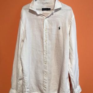 Men’s Polo Ralph Lauren Linen Button-up Shirt